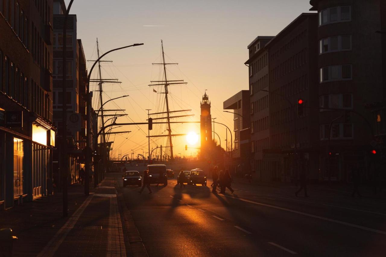 Koje Sechs I Apartment Im Zentrum Mit Hafenblick Bremerhaven Luaran gambar